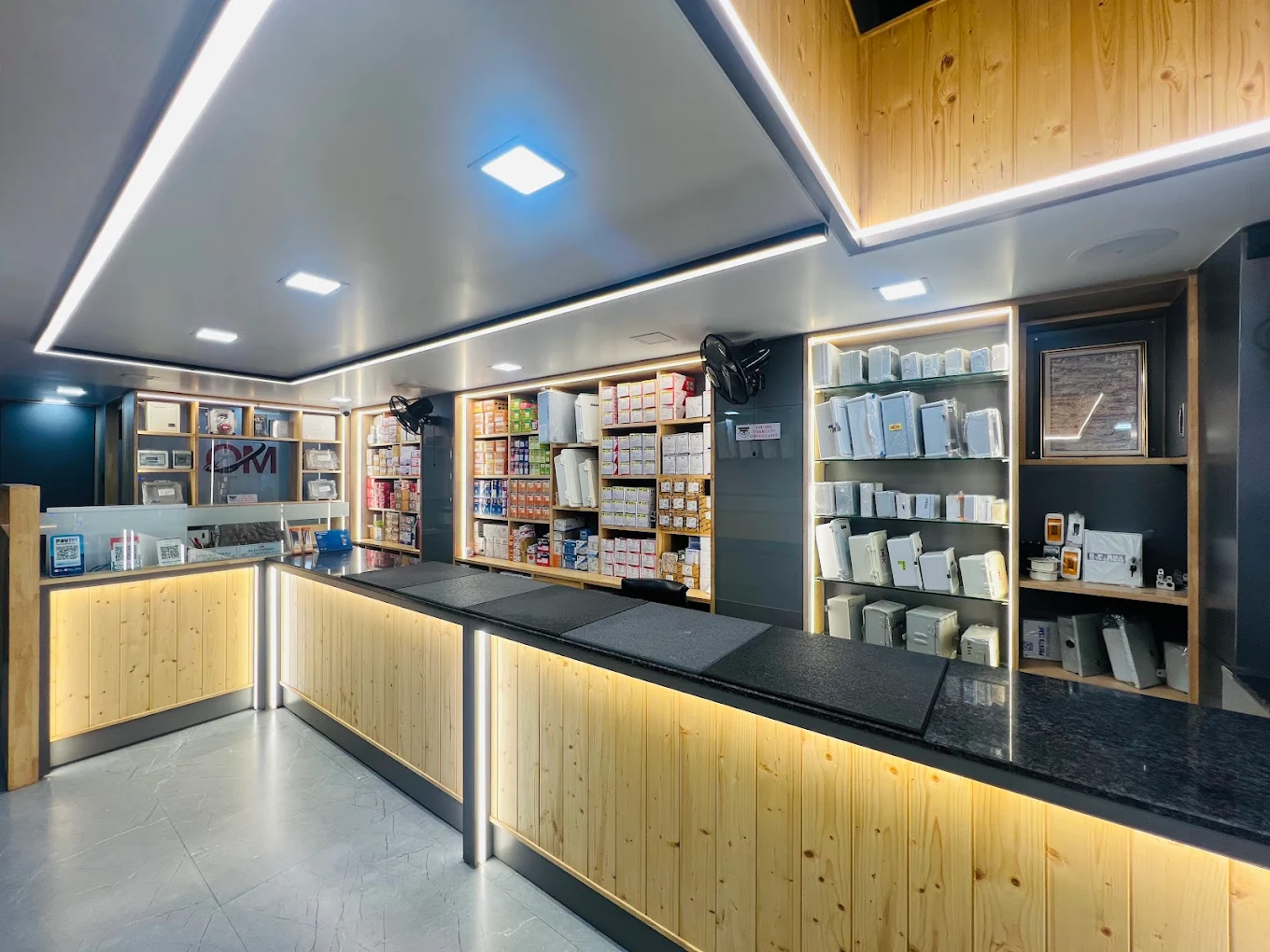Om Enterprises showroom